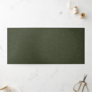 Moss Green Noise Effect Trifold Einladung - Anpass
