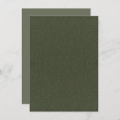 Moss Green Noise Flat Save the Date - individuell (Vorne/Hinten)