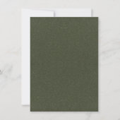 Moss Green Noise Flat Save the Date - individuell (Vorderseite)