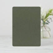 Moss Green Noise Flat Save the Date - individuell  (Stehend Vorderseite)