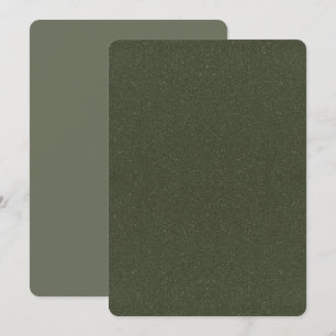 Moss Green Noise Flat Save the Date - individuell 