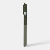 Moss Green Noise iPhone 15 Case anpassen Hülle (Linke Seite)