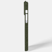 Moss Green Noise iPhone 15 Pro Max Case (Custom) (Rückseite / Links)