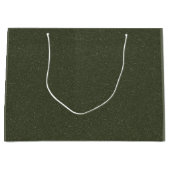 Moss Green Noise Muster Custom Gift Bag Große Geschenktüte (Vorderseite)