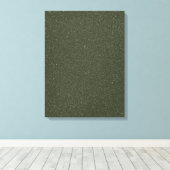 Moss Green Noise Textur Stretched Canvas Print Leinwanddruck (Insitu (Holzboden))