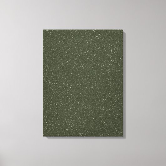 Moss Green Noise Textur Stretched Canvas Print Leinwanddruck (Vorderseite)