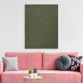 Moss Green Noise Textur Stretched Canvas Print Leinwanddruck (Insitu (Wohnzimmer))