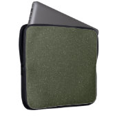 Moss Green Noise Texture Laptop Sleeve - Anpassen (Vorne Rechts)