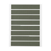 Moss Green Noise Wraparound Label - Anpassbar (Bogen)