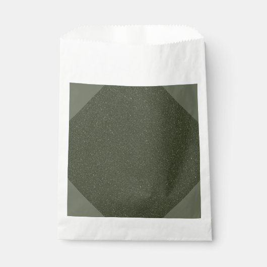 Moss Green Octagon Fvor Bag Geschenktütchen (Vorderseite)
