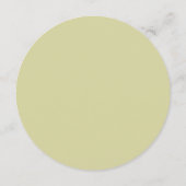 Moss Green Palette Tea Party Bridal Shower Einladung (Rückseite)