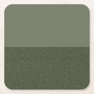 Moss Green - Paper Untersetzer - Moderner Halbzeit