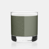 Moss Green Right Split Shot Glass - Anpassbar Whiskyglas (Rechts)