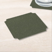 Moss Green Scalloped Paper Untersetzer - individue (angewinkelt)