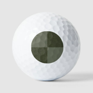 Moss Green Schachbrett Golf Ball Design