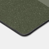 Moss Green Schachbrett Texture Desk Mat - individu Schreibtischunterlage (Ecke)