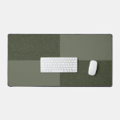 Moss Green Schachbrett Texture Desk Mat - individu Schreibtischunterlage (Tastatur & Maus)