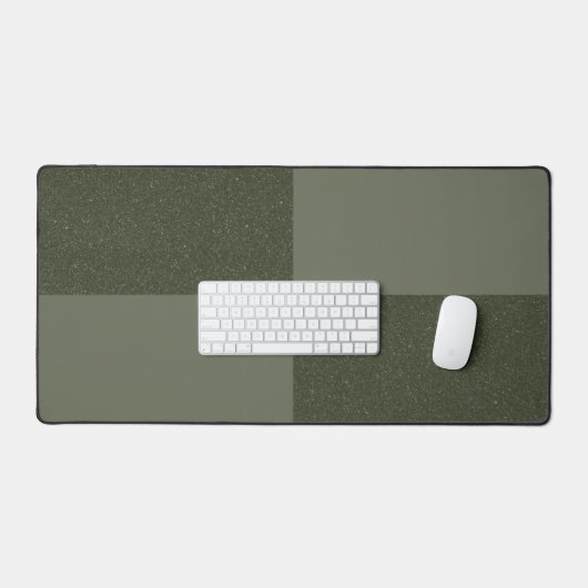 Moss Green Schachbrett Texture Desk Mat - individu Schreibtischunterlage (Tastatur & Maus)