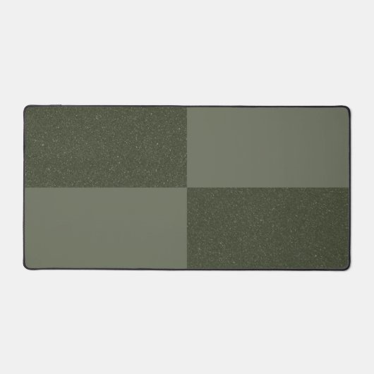 Moss Green Schachbrett Texture Desk Mat - individu Schreibtischunterlage (Vorderseite)