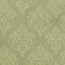 Moss Green Shabby Chic Damask Antikes Vintag