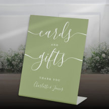 Moss Green Signature Script Cards und Geschenke