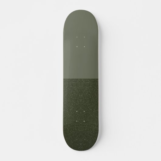 Moss Green Skateboard mit zwei Finish - Anpassbar (Vorne)