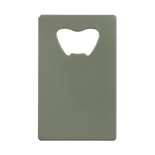 Moss Green Slim Flaschenöffner - individuell einst (Vorderseite)