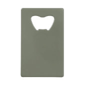 Moss Green Slim Flaschenöffner - individuell einst (Rückseite)