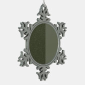 Moss Green Snowflake Ornament - individuell anpass (Links)