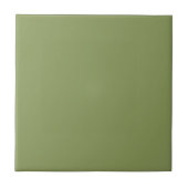 Moss Green Solid Color Fliese (Vorderseite)