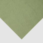 Moss Green Solid Color Seidenpapier (Detail)