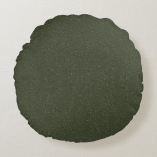Moss Green Sparkle Round Throw Pillow - Anpassen Rundes Kissen