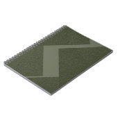 Moss Green Spiral Foto Notebook Notizblock (Linke Seite)