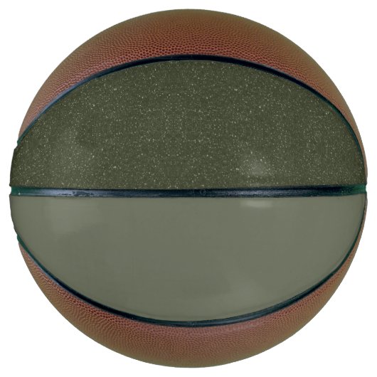 Moss Green Split Basketball - Anpassbar (Vorderseite)