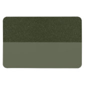Moss Green Split Custom Flexible Foto Magnet (Horizontal)