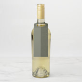 Moss Green Split Flasche Hanger Tag - individuell Flaschenanhänger (Auf Flasche)