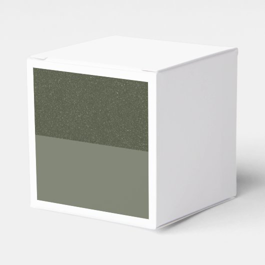 Moss Green Split Gevor Box Design - Anpassbar Geschenkschachtel (Vorderseite)