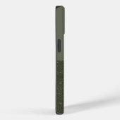 Moss Green Split iPhone 14 Fall anpassen Case-Mate iPhone Hülle (Rückseite / Rechts)
