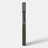 Moss Green Split iPhone 14 Fall anpassen Case-Mate iPhone Hülle (Rückseite / Links)
