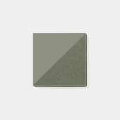 Moss Green Split Pattern Sticky Post-It Notes Klebezettel (Vorderseite)