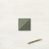 Moss Green Split Pattern Sticky Post-It Notes Klebezettel (Auf Schreibtisch)