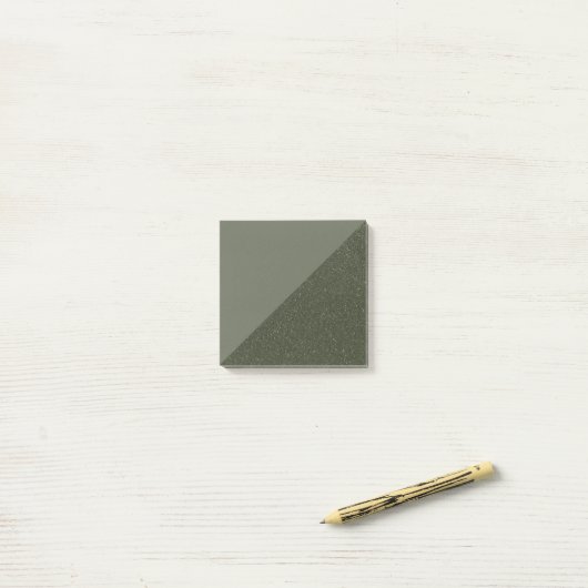 Moss Green Split Pattern Sticky Post-It Notes Post-it Klebezettel (Auf Schreibtisch)