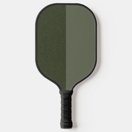Moss Green Split Pickleball Paddle - individuell e (Vorderseite)