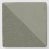 Moss Green Split Stone Untersetzer (Vorderseite)