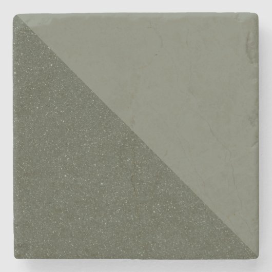 Moss Green Split Stone Untersetzer (Vorderseite)