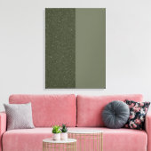 Moss Green Split Textur Stretched Canvas Print Leinwanddruck (Insitu (Wohnzimmer))