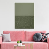Moss Green Split Textur Stretched Canvas Print Leinwanddruck (Insitu (Wohnzimmer))
