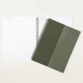 Moss Green Split Texture Custom Weekly Planer (Anzeige)