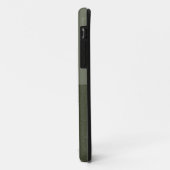 Moss Green Split Texture iPhone 11 Fall - Custom Case-Mate iPhone Hülle (Hinten/Links)