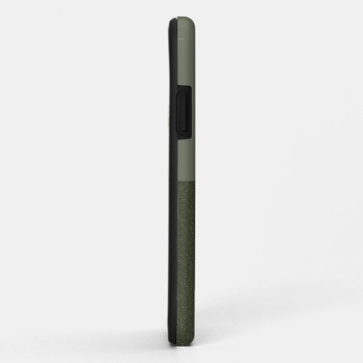 Moss Green Split Texture iPhone 11 Fall - Custom Case-Mate iPhone Hülle (Hinten/Rechts)